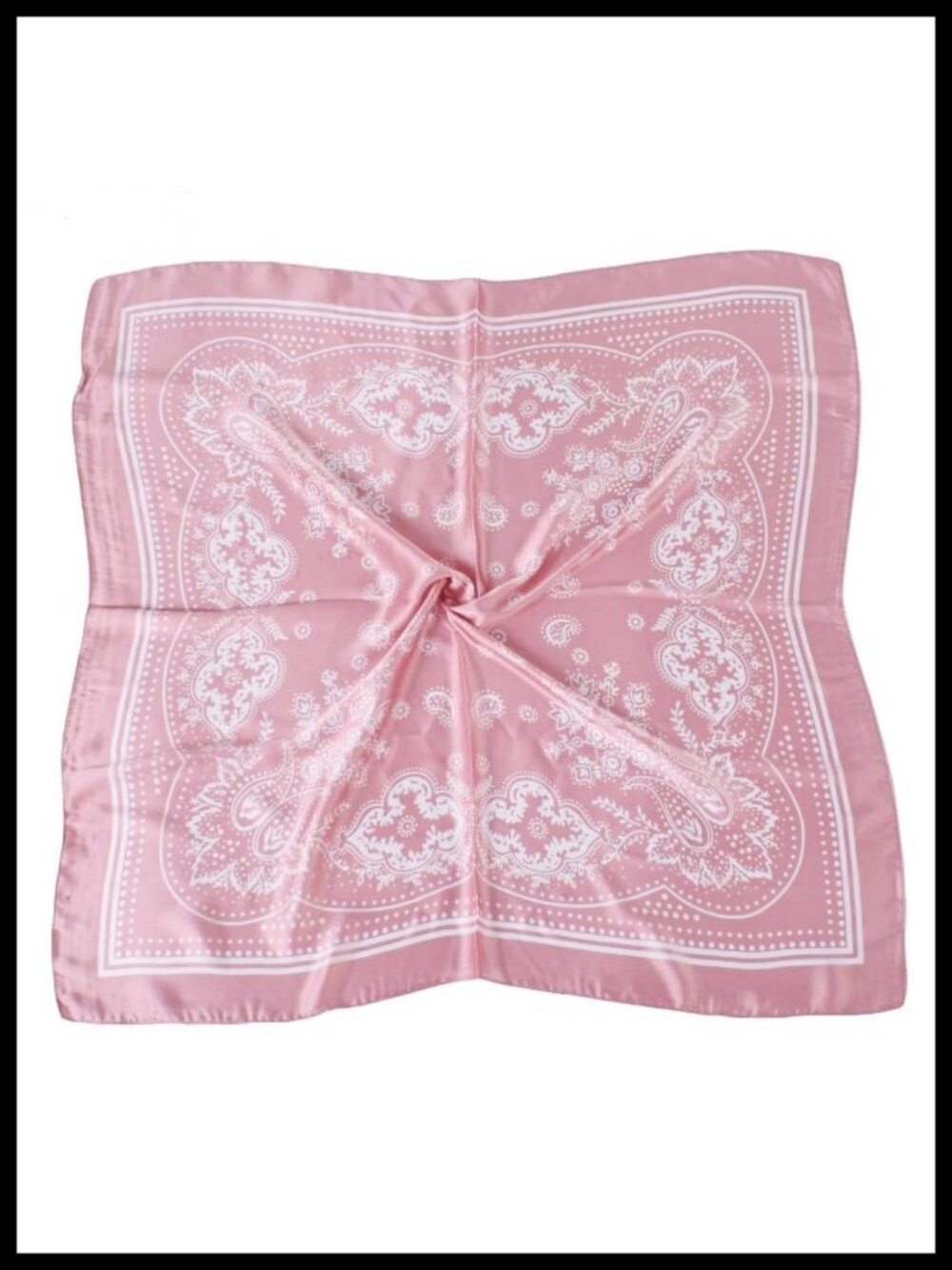 Satin Silk Like Hair Scarf Oversized 27" Head Wrap Bandana